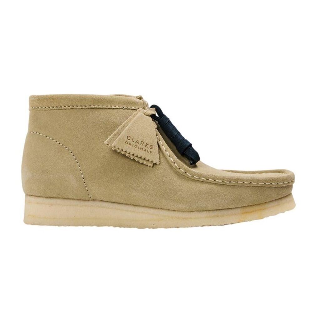 Clarks Originals Mens Wallabee Suede Chukka Boots / Maple